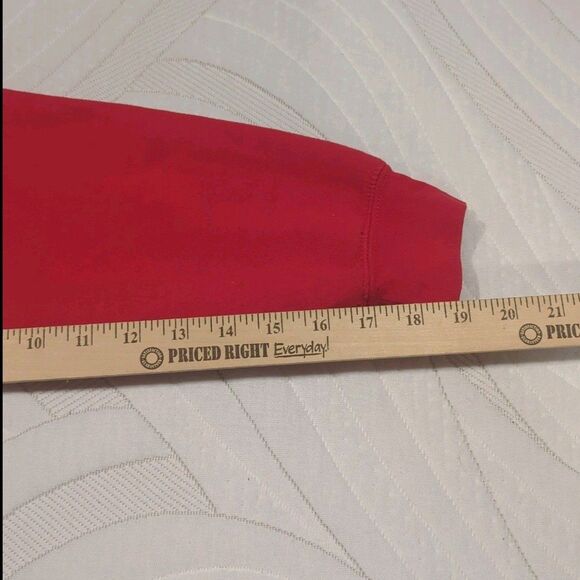 Looney Tunes Sweatshirt Unisex XS Red 90s Y2K Style Cartooncore Streetwear Crew - Picture 6 of 8